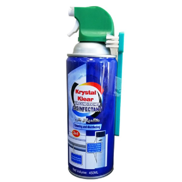 اسپری تمیزکننده اواپراتور کریستال Krystal حجم 450 میلی لیتر