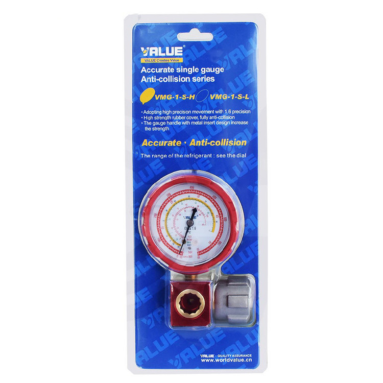 گیج تک گاز ولیو سایدگلس دار مدل VMG-1-S-H