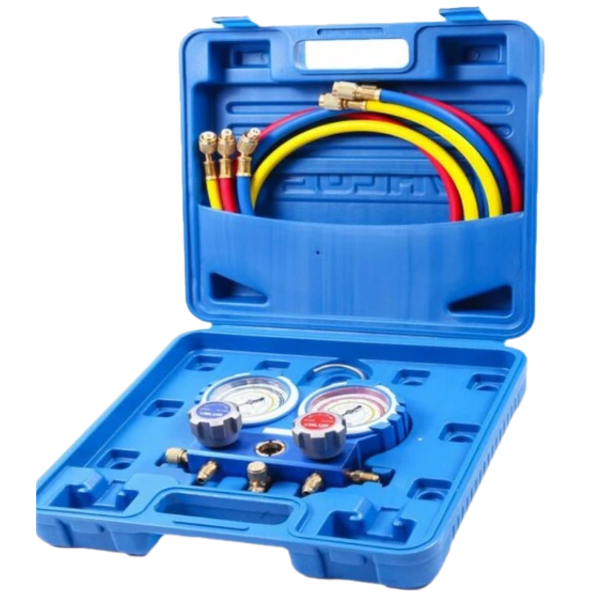 گیج شارژ گاز ساید گلس دار ولیو مدل R410a