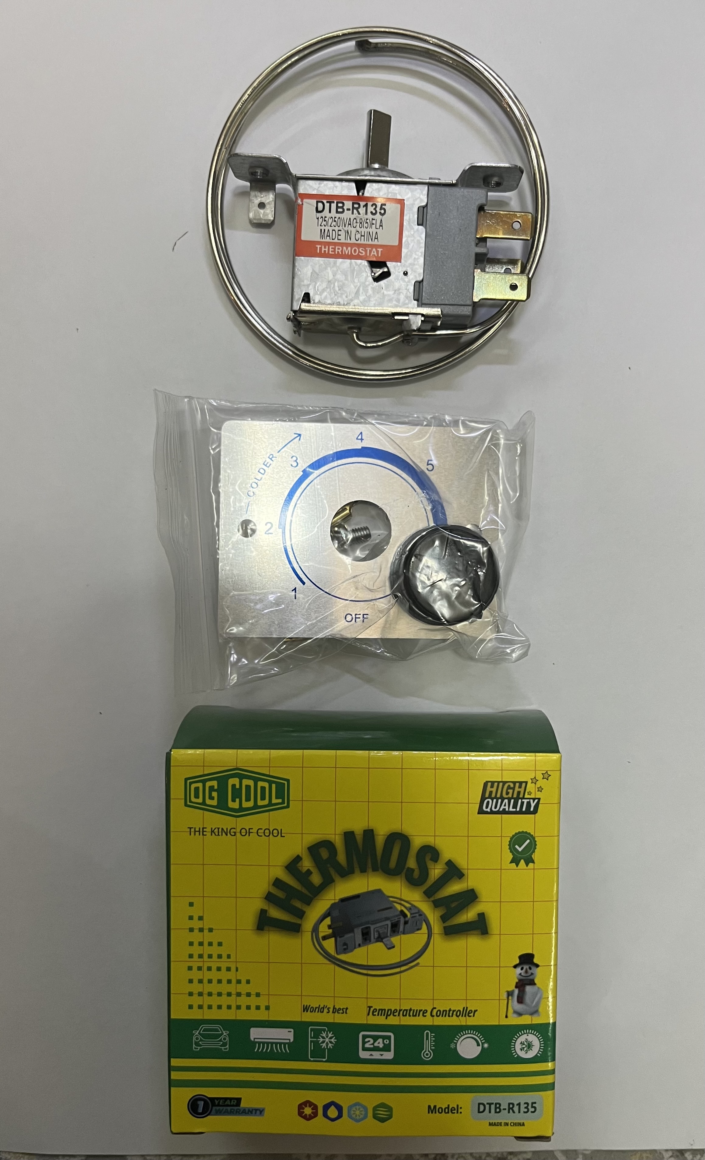 ترموستات هوایی یخچال  OG COOL 135 اوجی کول