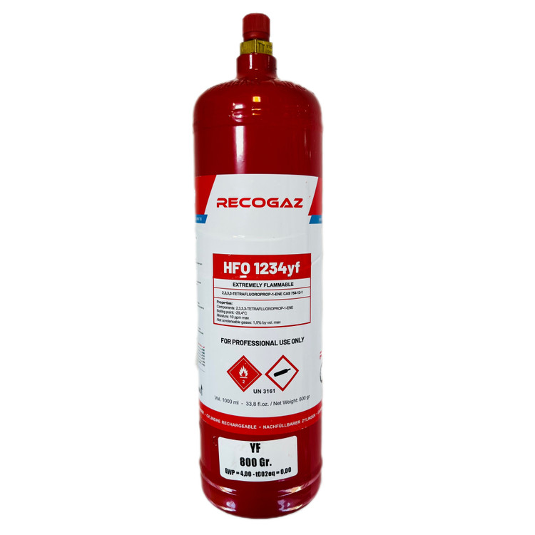 گاز ایتالیایی 1234yf RECOGAZ
