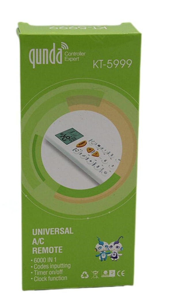 کنترل همه کاره کولرگازی مدلKT-5999 برند qunda